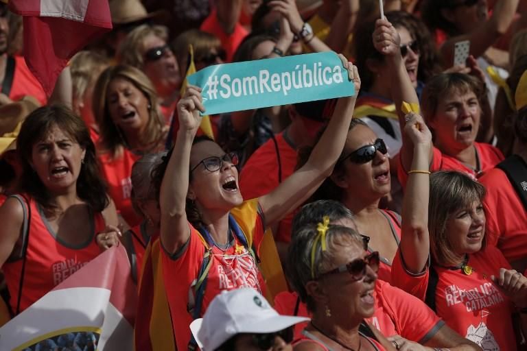 La Diada de Cataluña, en imágenes