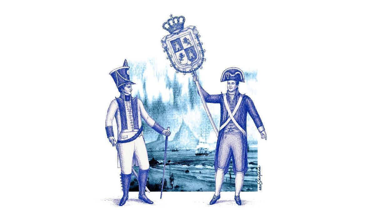 La gesta heroica de la Granadera Canaria