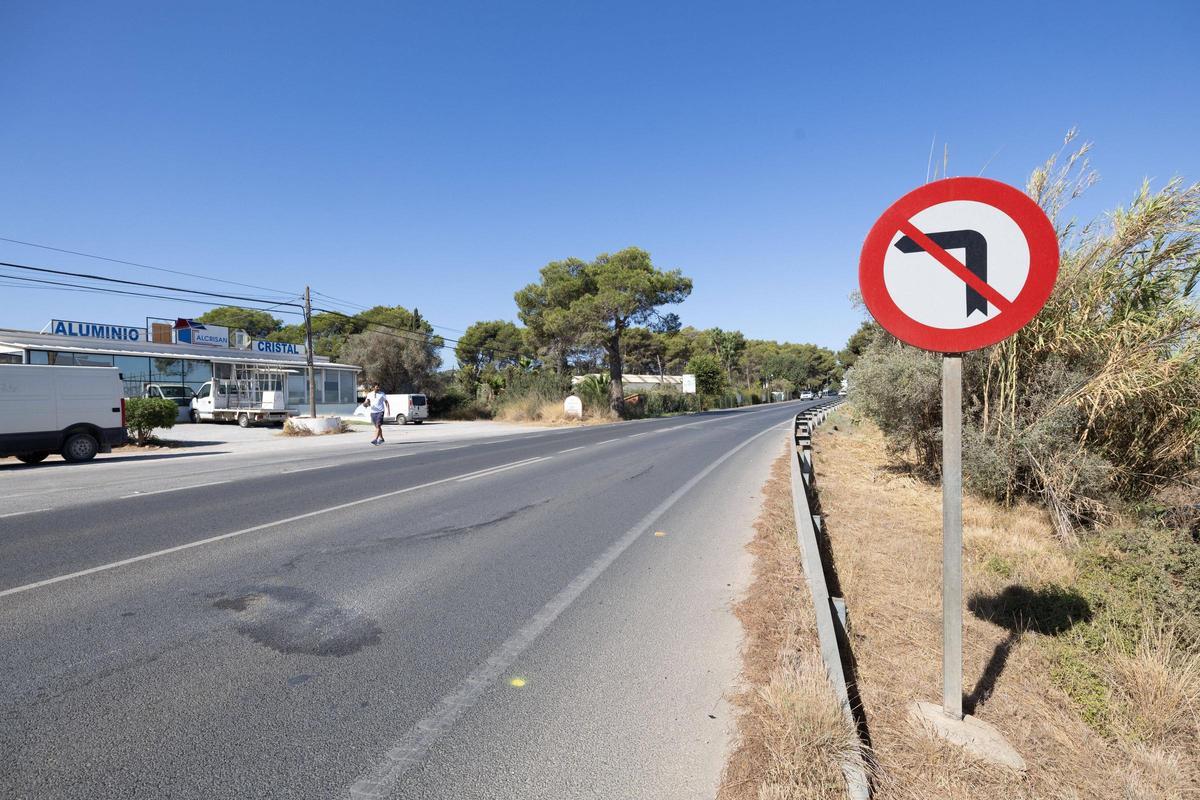 Santa Eulària solicitó medidas de seguridad para el tráfico en Can Marçà