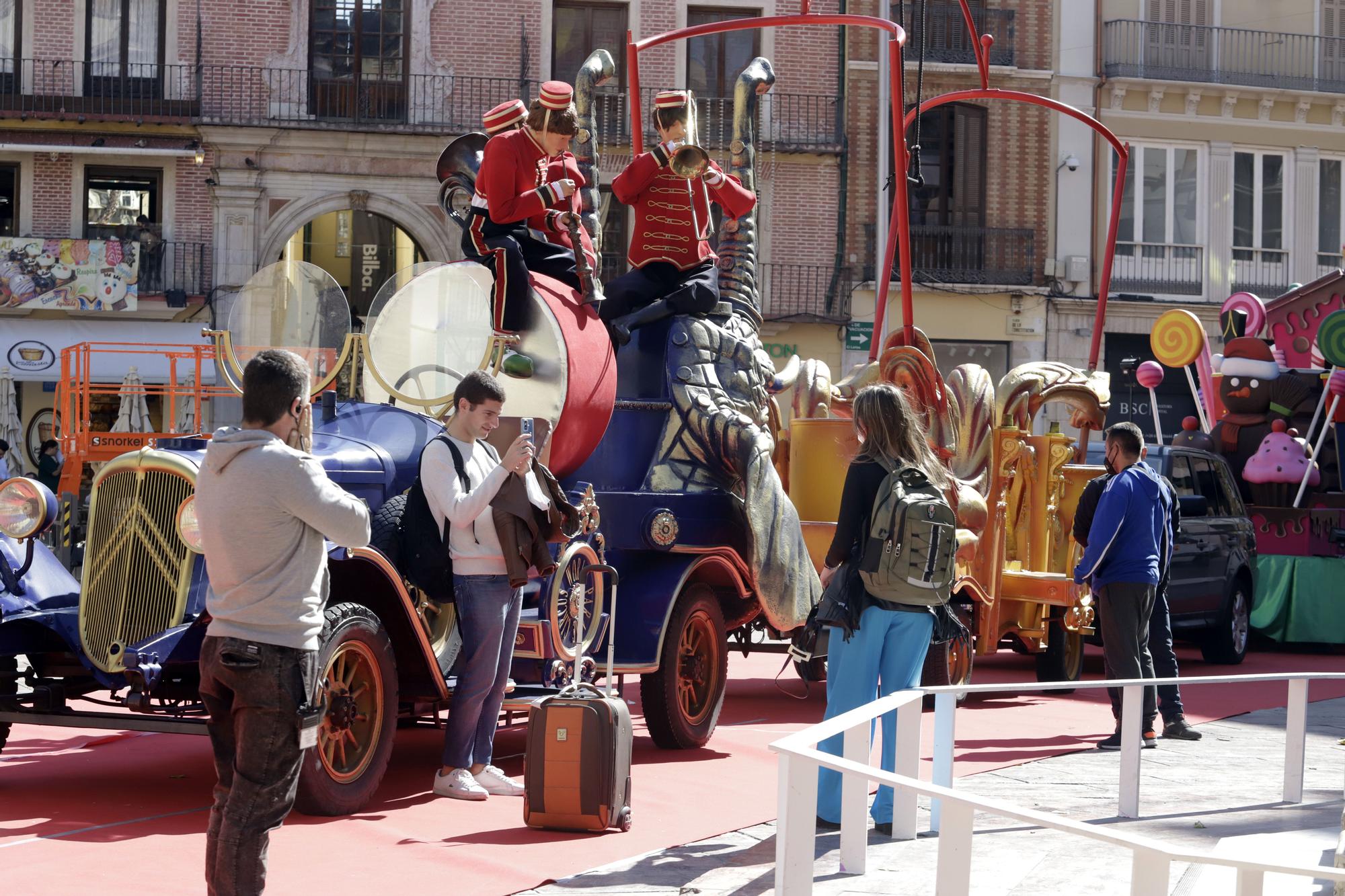 Tercer día del rodaje de 'La chica de nieve', la serie basada en la novela de Javier Castillo, en Málaga