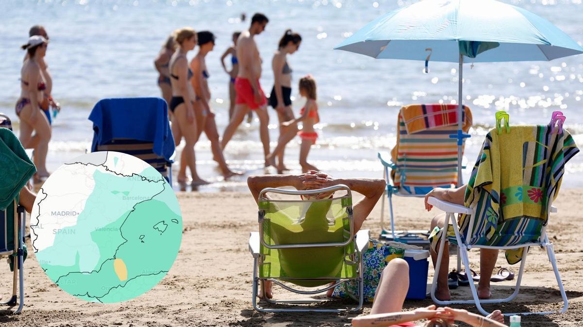 Ola de calor en la Comunitat Valenciana: La Aemet avisa de máximas de 40º C, noches a 25º C y una asfixiante masa sahariana con polvo en suspensión.