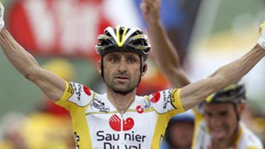 Piepoli se impone en la primera etapa de los Pirineos y Valverde pierde opciones