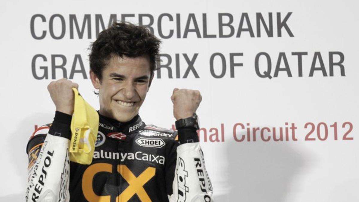 Marc Marquez, tras su victoria en Doha.