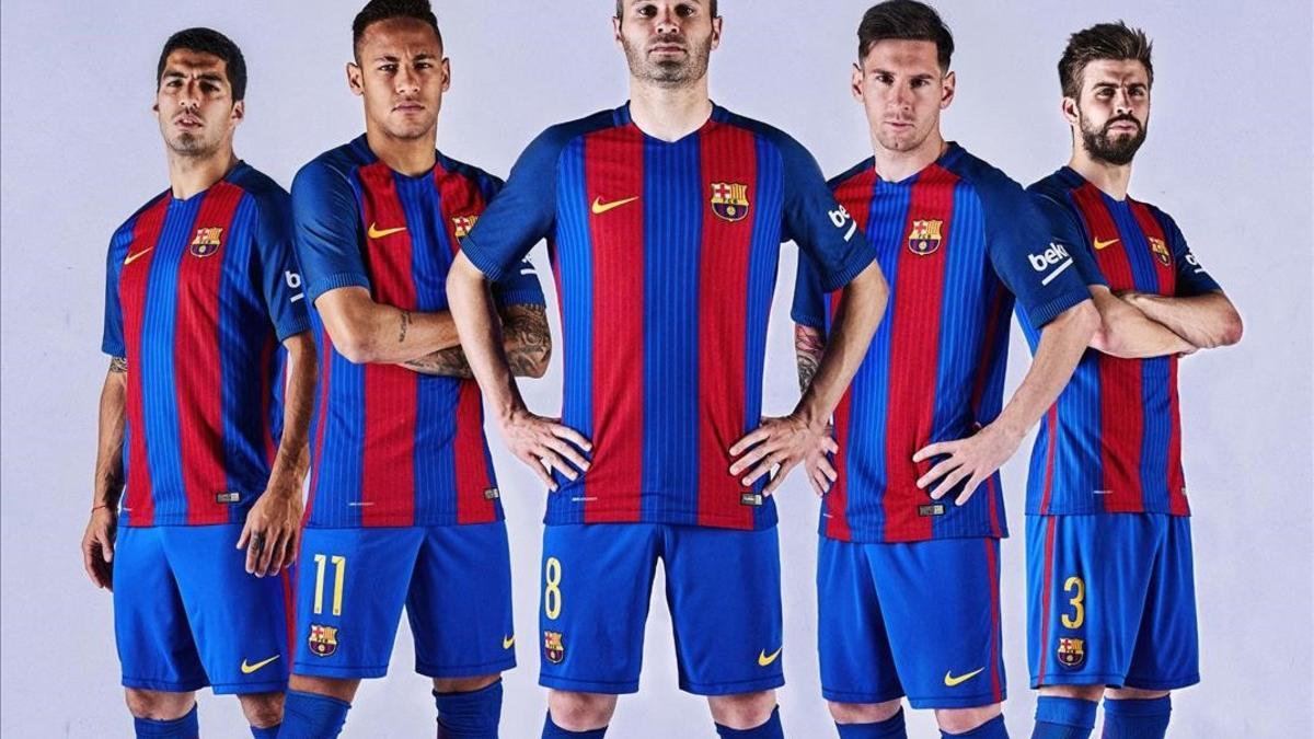 Las nuevas equipaciones del Barcelona