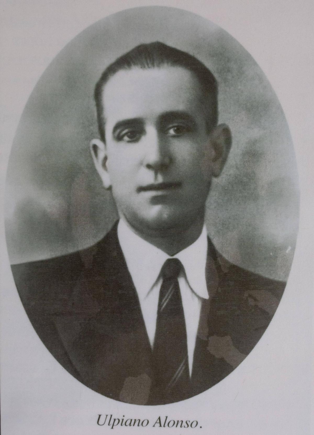 Ulpiano Alonso, en una imagen de la familia.