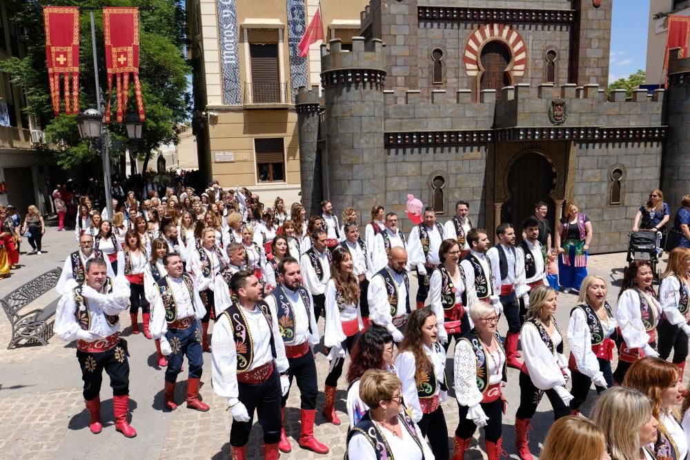 Traslado del santo en los Moros y Cristianos de Elda