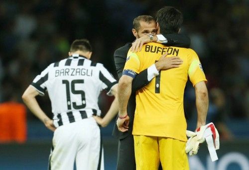 La desolación de los jugadores de la Juventus