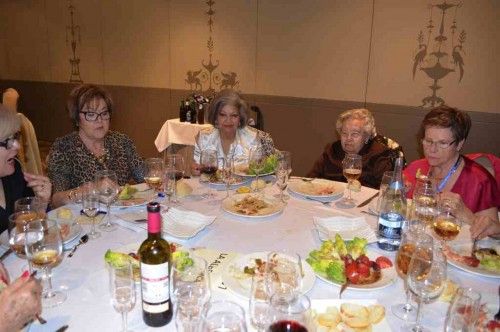 Almuerzo de la asociacion de viudas en Murcia