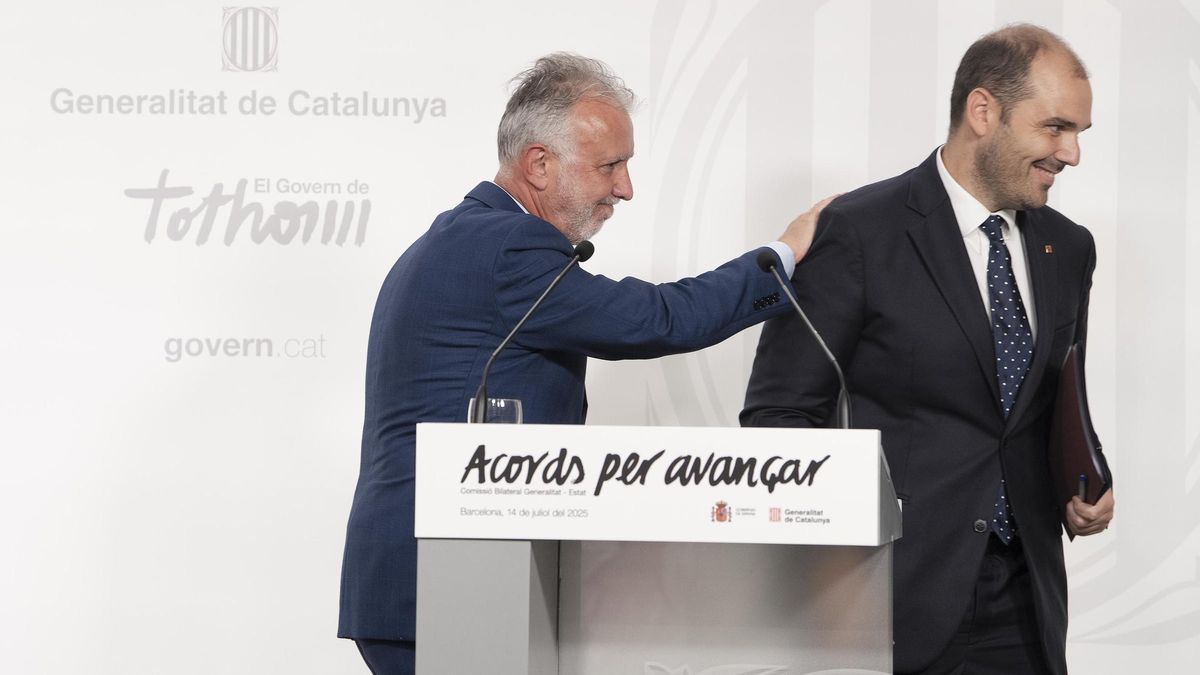 El ministro de Política Territorial, Ángel Víctor Torres, y el conseller de la Presidència, Albert Dalmau.