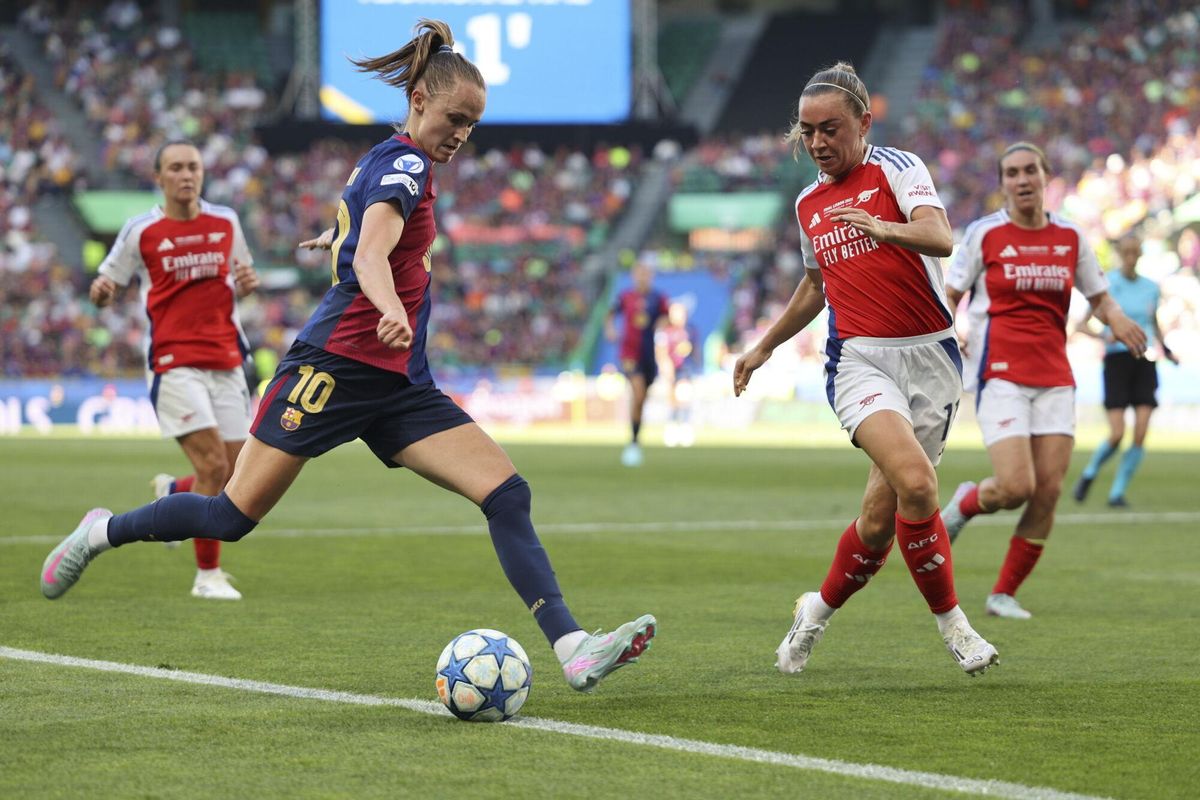 Les imatges de lArsenal - Barça de la final de la Champions femenina