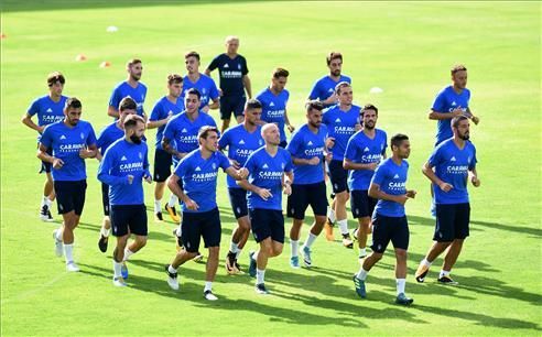 Entrenamiento del Real Zaragoza del 26 de agosto