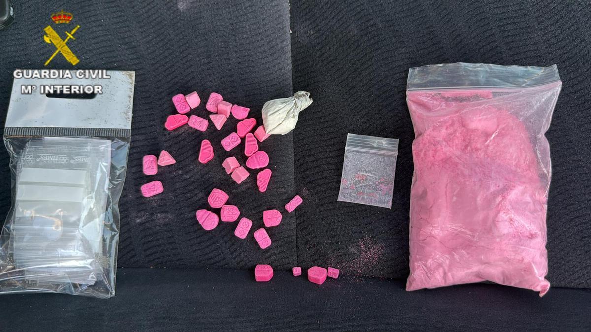 Drogas incautadas por la Guardia Civil en Ibiza