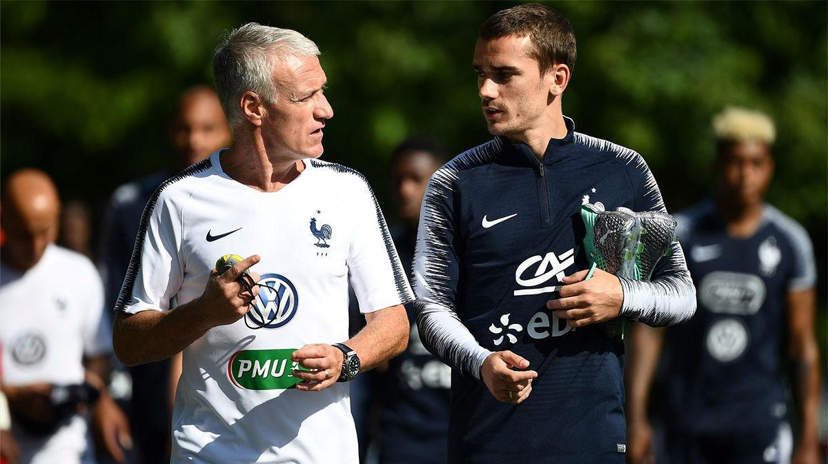 Deschamps: Espero que Koeman ponga a Griezmann en su sitio