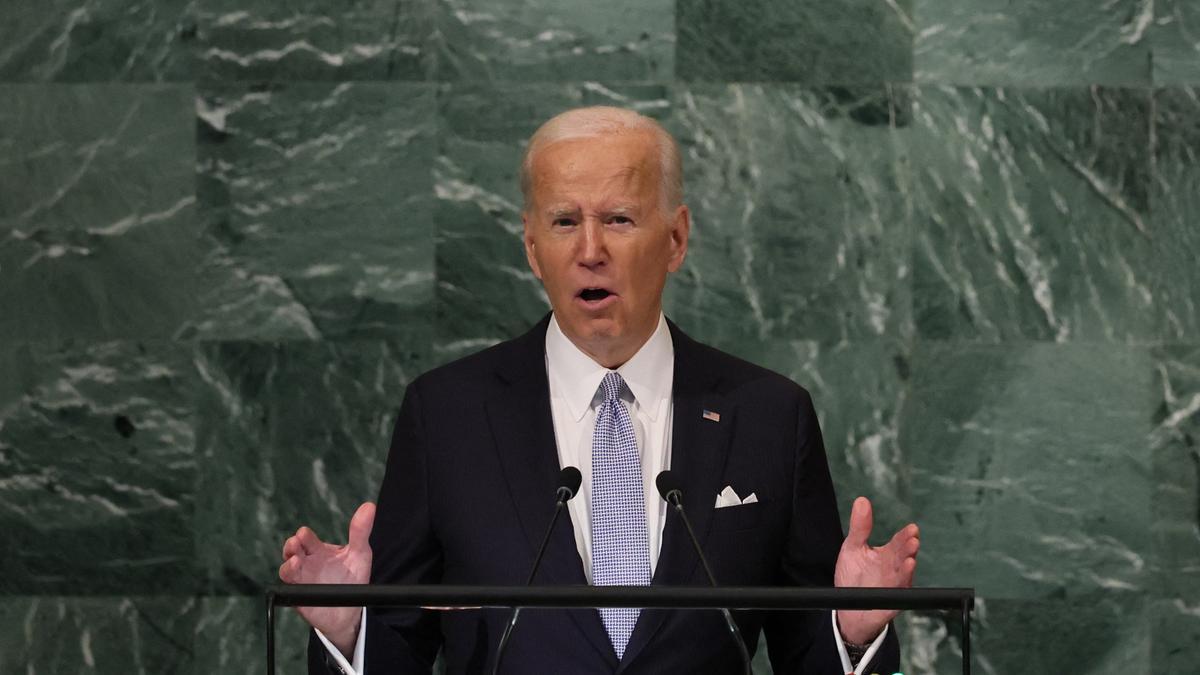 Joe Biden ante la Asamblea de la ONU.