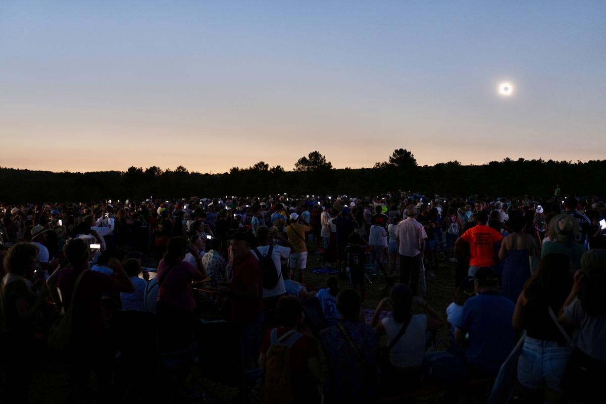 El eclipse desde la comarca del Deza, en imágenes El eclipse desde la comarca del Deza, en imágenes