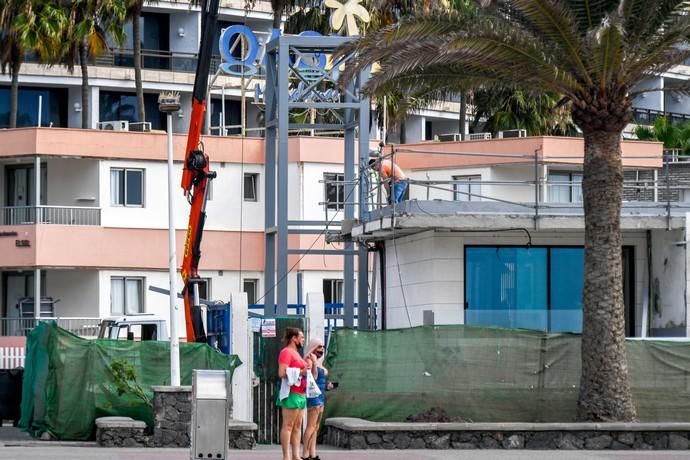 OBRAS ILEGALES CERCA DE LA CHARCA DE MASPALOMAS