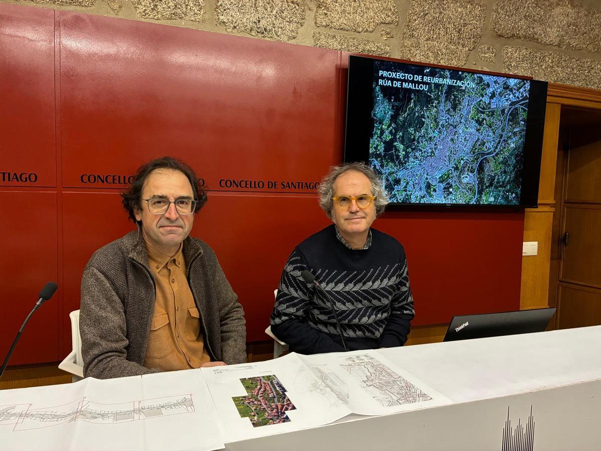 Domínguez presentó el proyecto con el jefe de servicio de Obras, Antonio Ranedo