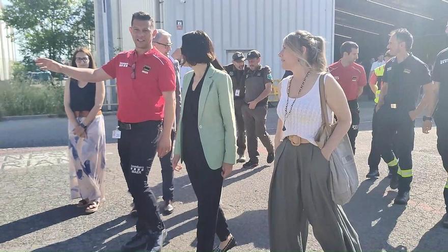 Presentació campanya lluita contra incendis bombers consellera Parlon