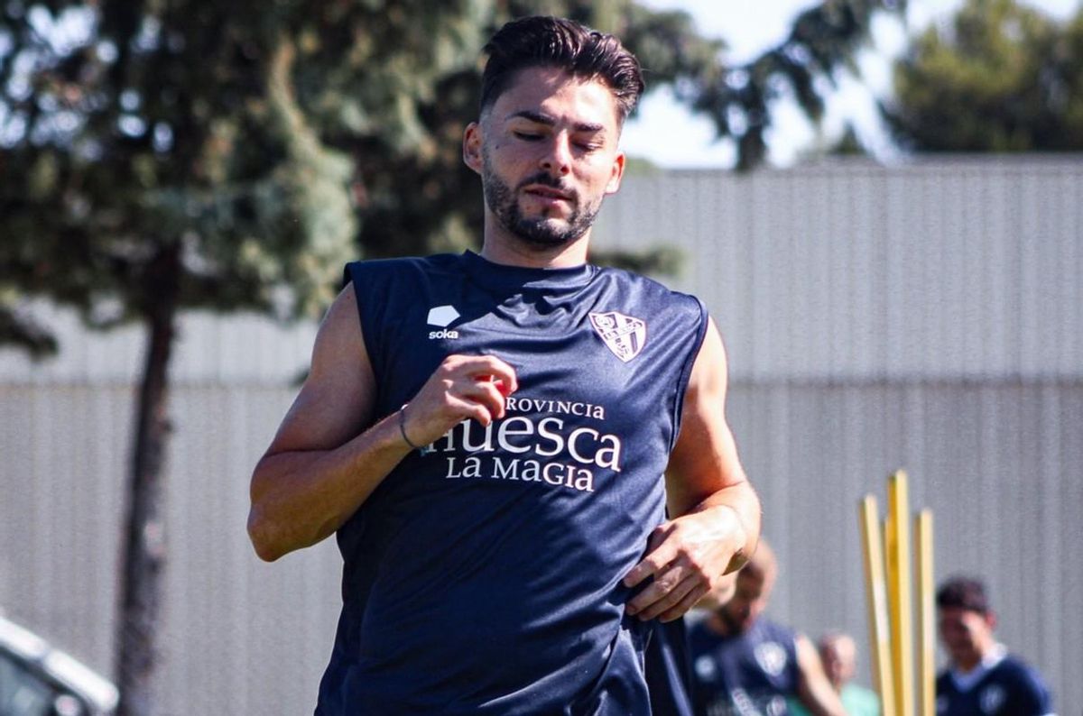 Liberto Beltrá abandonó el Mérida para fichar por la SD Huesca esta temporada.