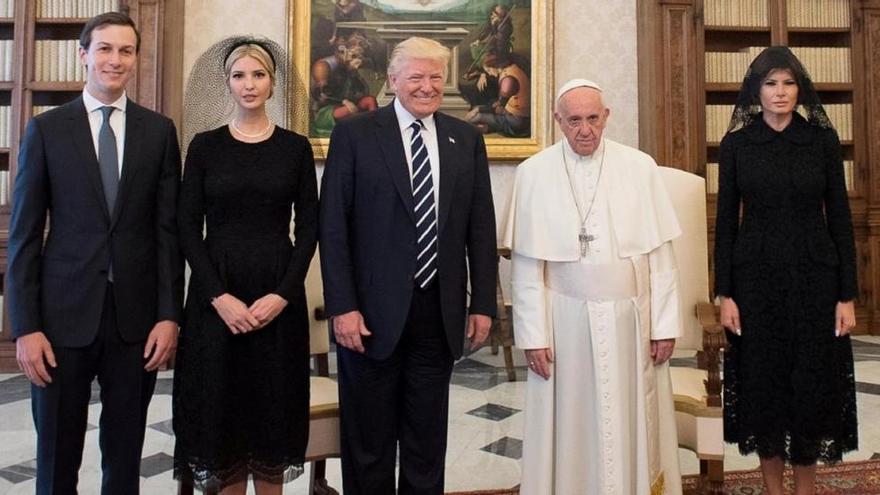 Los memes de la visita de Trump al Papa