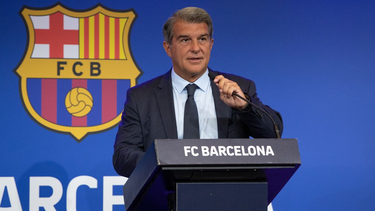 Joan Laporta, presidente del FC Barcelona