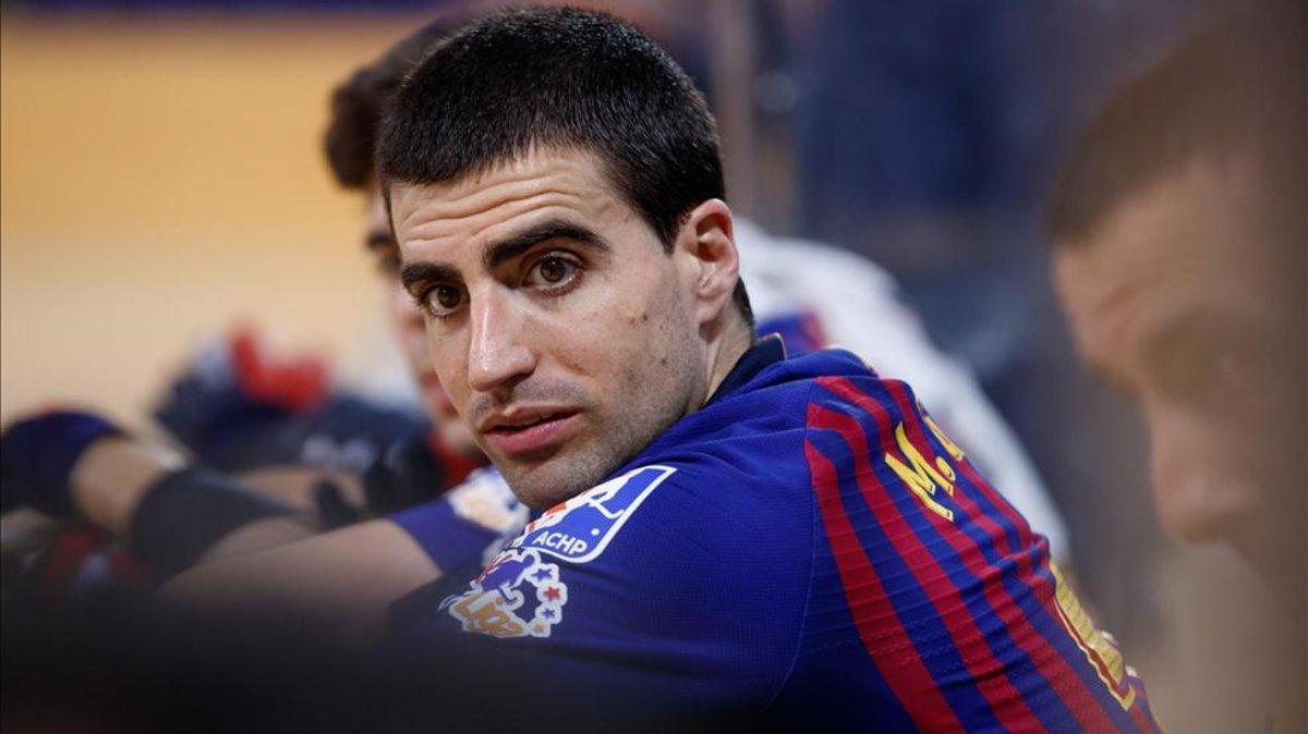 Marc Gual recibirá este sábado el cariño del Palau Blaugrana