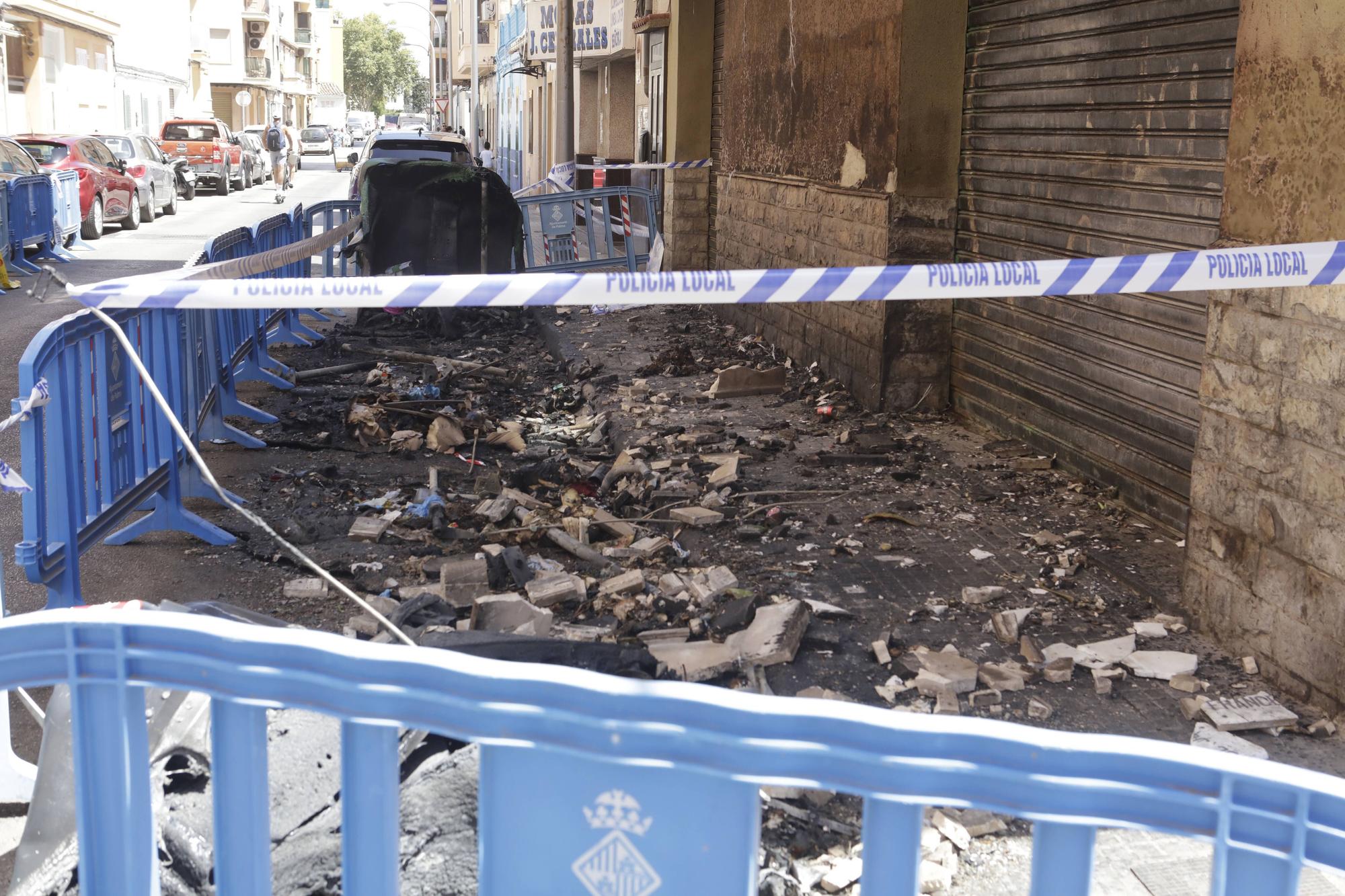 Das sind die Ausmaße des Brandes in Palma, der sich am Dienstagmorgen (15.8.) ereignet hat