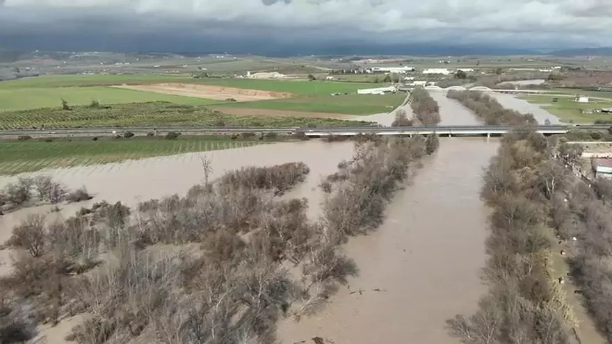 El Guadalquivir se ensancha en Villa del Río