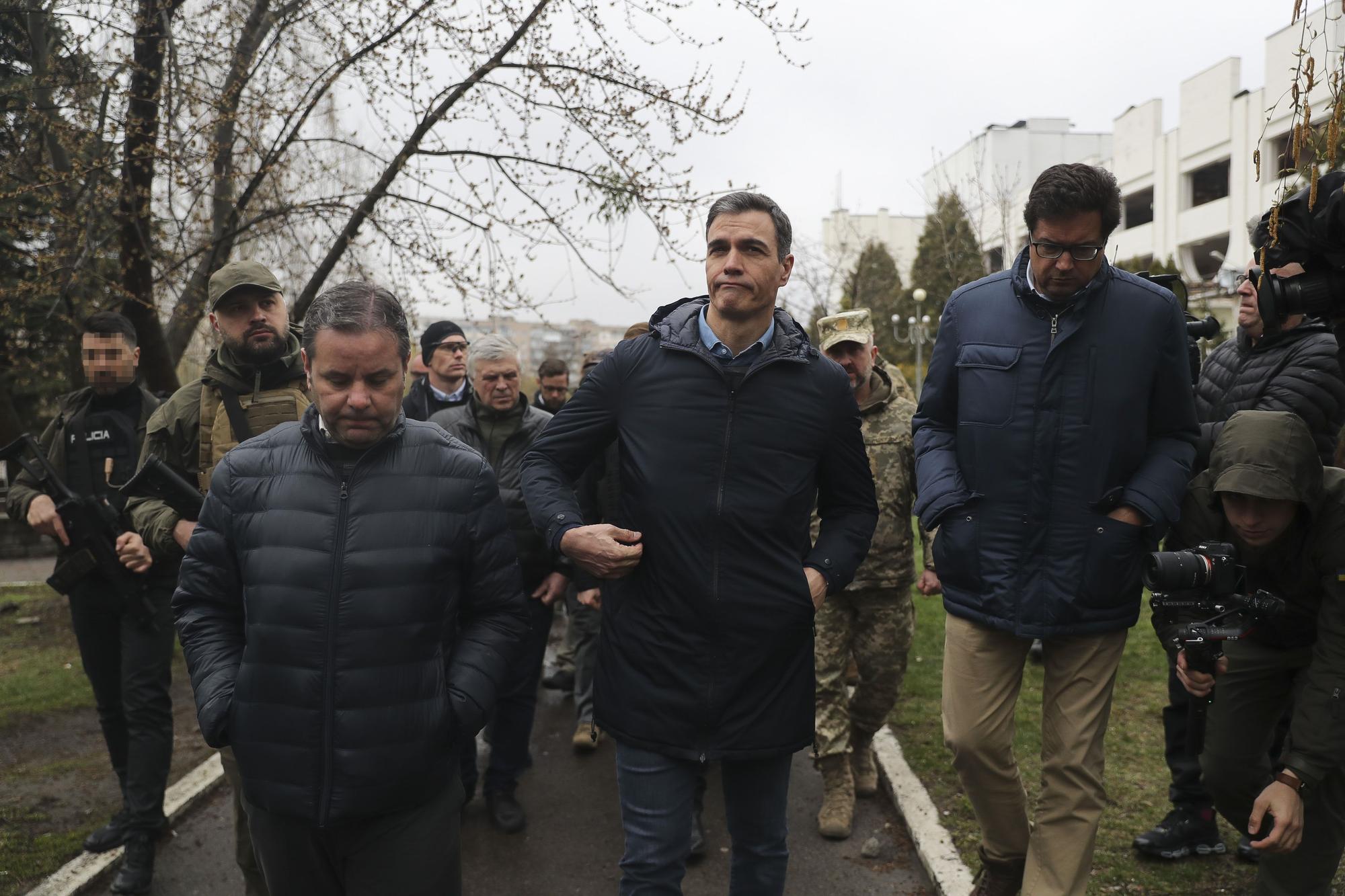 Pedro Sánchez visita Kiev