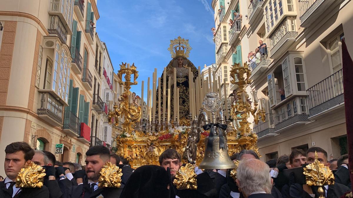 La Virgen del Traspaso y Soledad, de Viñeros, este Jueves Santo
