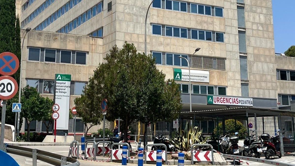 Zona de Urgencias del Hospital Materno Infantil de Málaga.