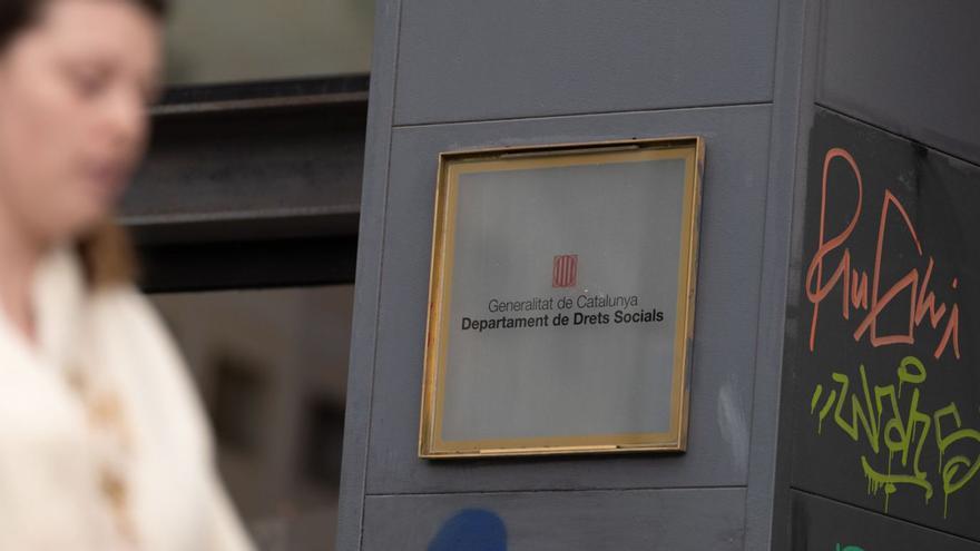 La façana de la Conselleria de Drets Socials, departament del qual depèn la DGPPIA, l’antiga DGAIA. | DAVID ZORRAKINO / EUROPA PRESS