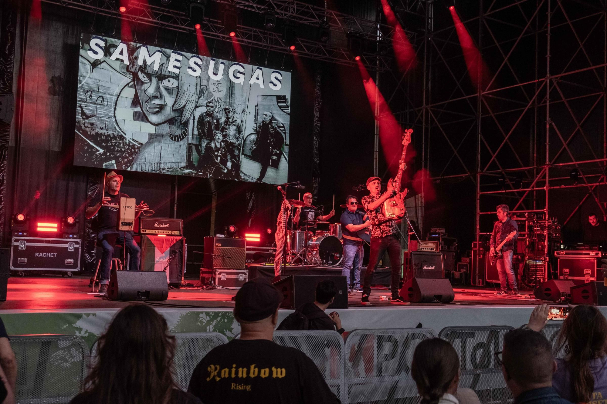 El rock local de Samesugas, Patrik y Ginko Biloba en las Fiestas del Apóstol