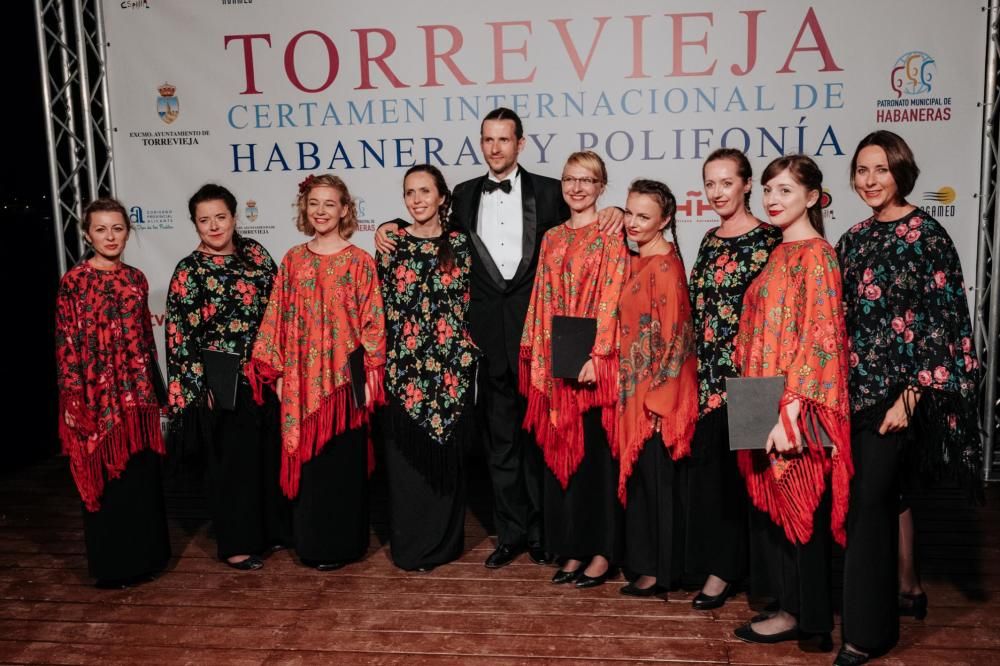 Coros de Rusia, Polonia e Indonesia participaron en la primera velada de competición del Certamen Internacional de Habaneras y Polifonía de Torrevieja