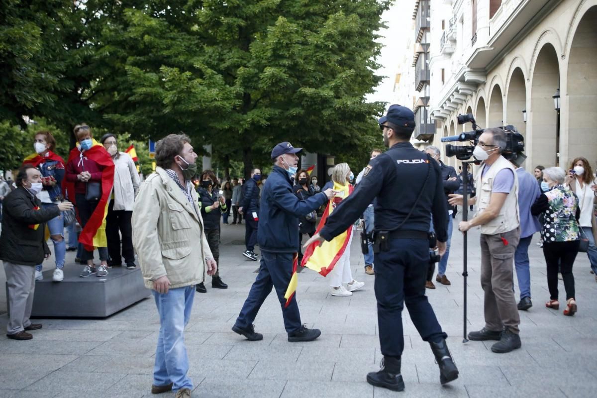 Cacerolada contra el Gobierno en Zaragoza