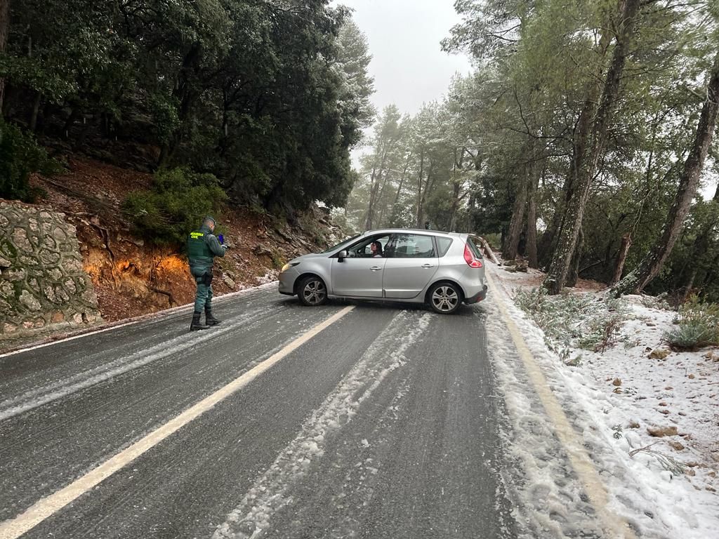 Mallorca registra la mayor nevada en cinco años