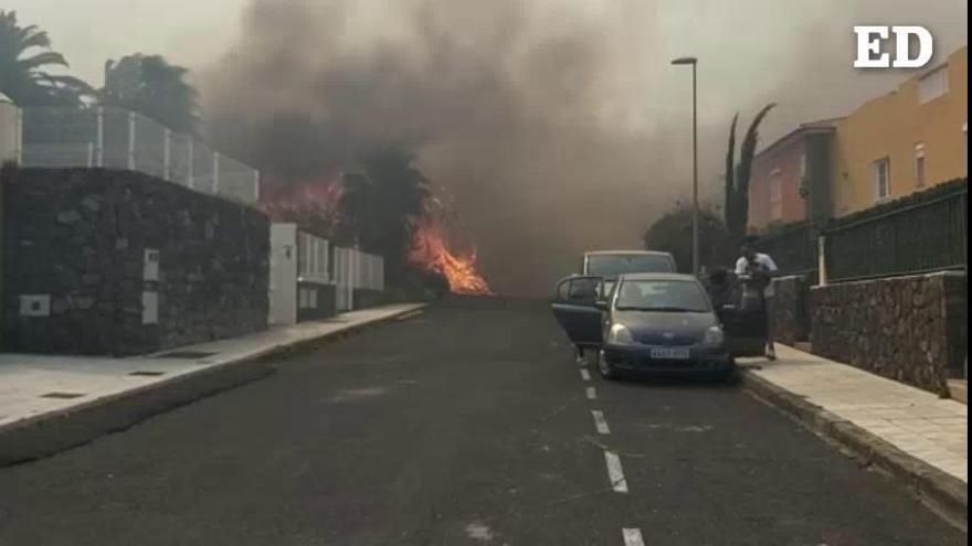 Incendio en Santa Úrsula