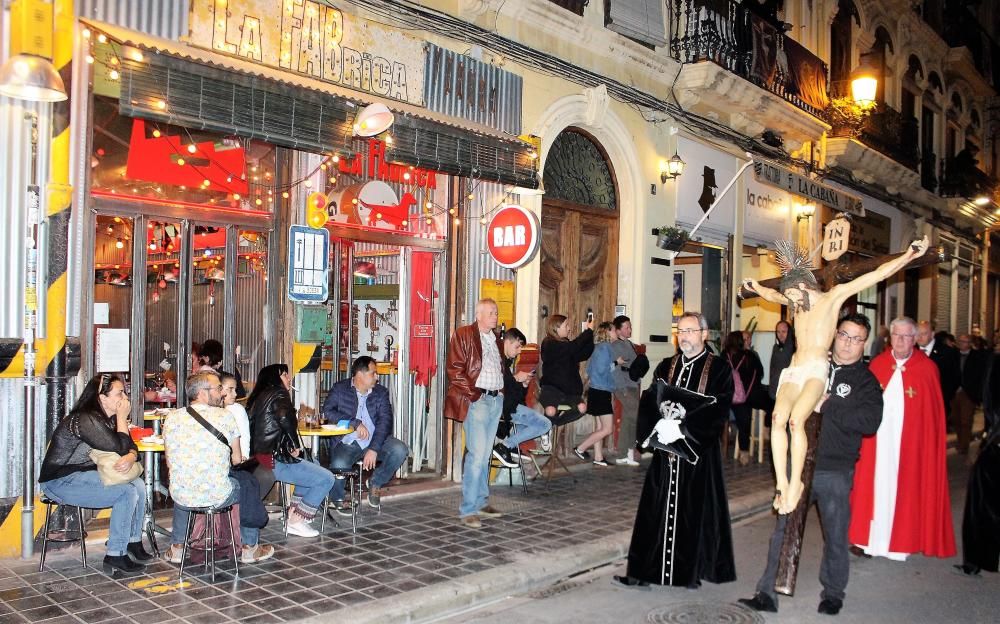 Procesión conjunta del Grao: hermandades de la Flagelación y Cristo de la Palma