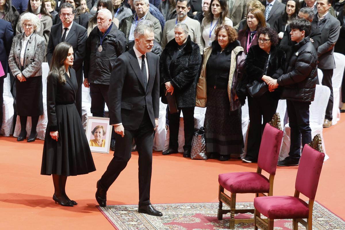 Las imágenes de la misa funeral por las víctimas del accidente de trenes de Adamuz.