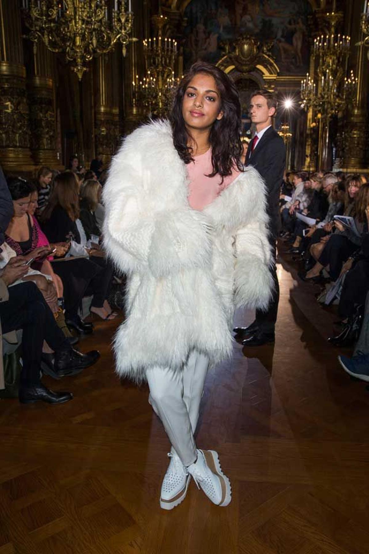 M.I.A., en el desfile de Stella McCartney en la PFW.