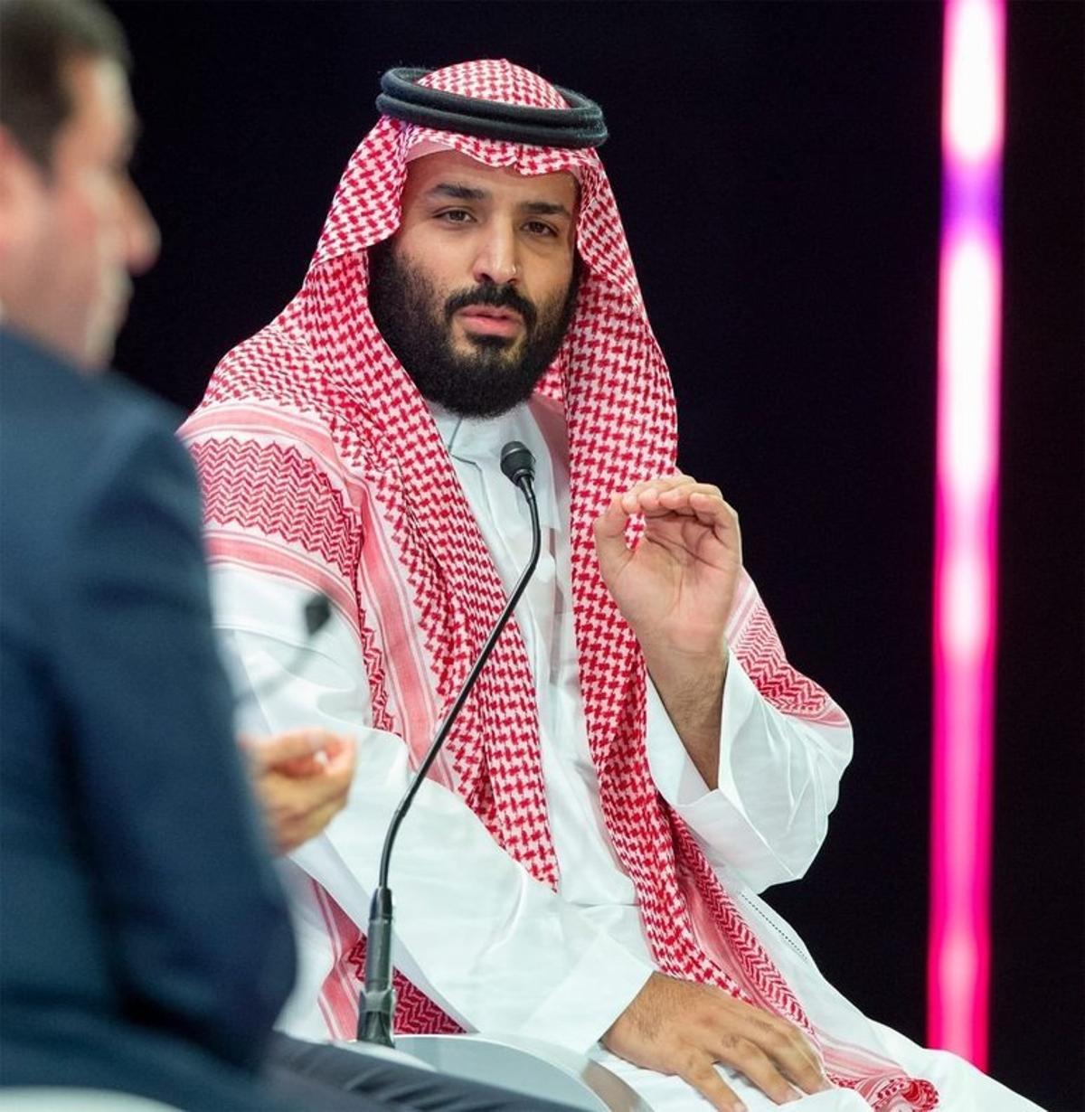 In this photo released by Saudi Press Agency  SPA  Saudi Crown Prince  Mohammed bin Salman addresses the Future Investment Initiative conference  in Riyadh  Saudi Arabia  Wednesday  Oct  24  2018  The Crown Prince addressed the summit on Wednesday  his first such comments since the killing earlier this month of Washington Post columnist Jamal Khashoggi at the Saudi Consulate in Istanbul   Saudi Press Agency via AP