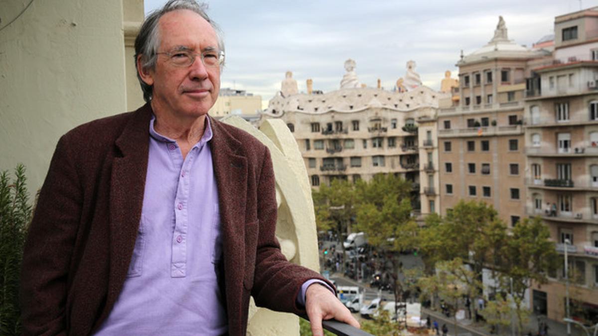 Ian McEwan, en Barcelona, en el 2013