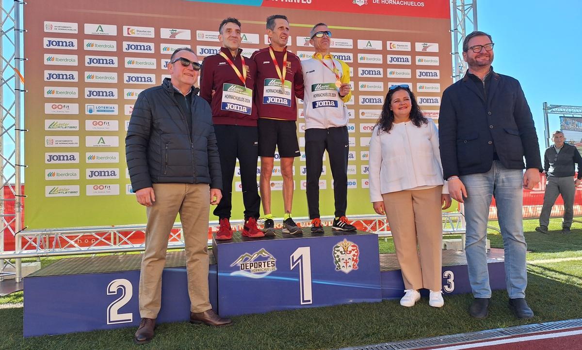 Uno de los podios del Campeonato de España.