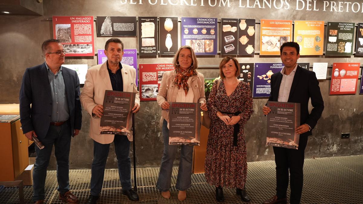 Presentación de la actividad 'Sepulcretum' que tendrá lugar el 29 de ocutbre.