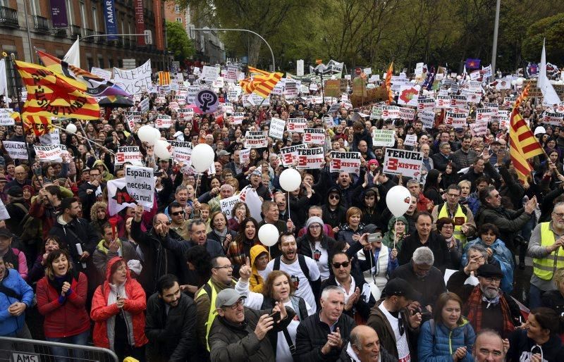 Manifestación 'Revuelta de la España vaciada' en Madrid