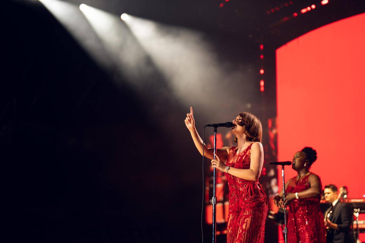 Concierto de Raye en el Palau Sant Jordi.