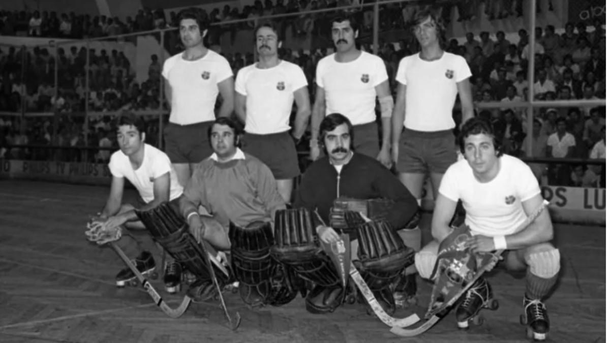 La plantilla del Barça de Hockey