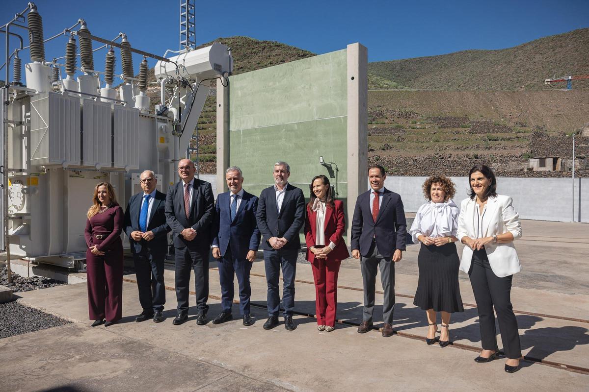 Inauguración de la interconexión eléctrica entre Tenerife y La Gomera
