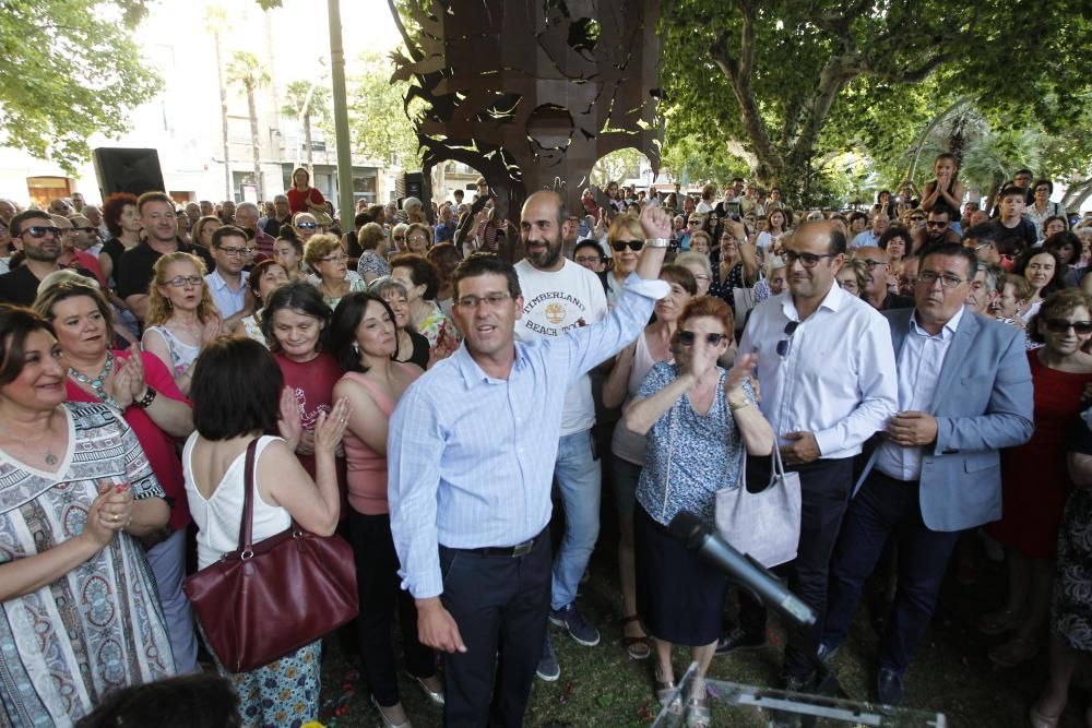 Primer acto como alcalde de Jorge Rodríguez tras su detención