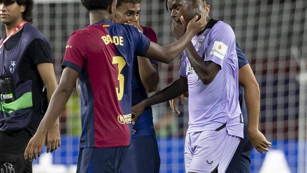 Balde y Williams sacan los pasos prohibidos en la concentración con España